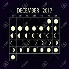 Calendario 2017 con los días festivos y fechas importantes de españa. Fases De La Luna Calendario Para 2017 En El Cielo Nocturno Diciembre Ilustracion Del Vector Ilustraciones Vectoriales Clip Art Vectorizado Libre De Derechos Image 67481009