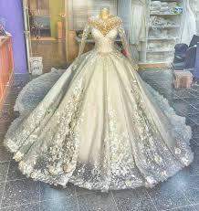 A Cinderella Style Wedding Gown In 2020 Ball Gowns Wedding Ball Gown Wedding Dress Wedding Dress Long Sleeve