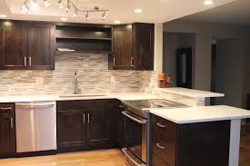 small modern espresso kitchen modern