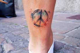 55 Cool Peace Sign Tattoo Designs Meanings Anti War Movement Symbol 2017 Peace Sign Tattoos Peace Tattoos Tattoo Designs