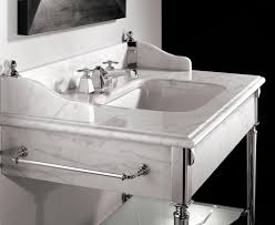 This elegant sink top can be paired with the edgemere pedestal sink leg or the console sink legs, providing you with a customized bathroom that fits your needs. Console Sink With Metal Legs Ideas On Foter