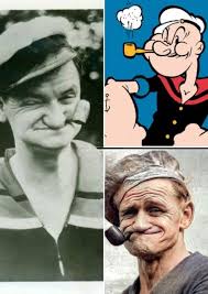 Real-Life Olive Oyl** **Dora Paskel** Born November 13, 1872 d. 1953  American general store owner. She is said to be the real-life inspiration  for the Popeye character Olive Oyl, created by