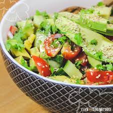 Gurken Avocado Tomaten Salat Rezept Tomatensalat Gurken Tomaten Salat Avocado Tomatensalat