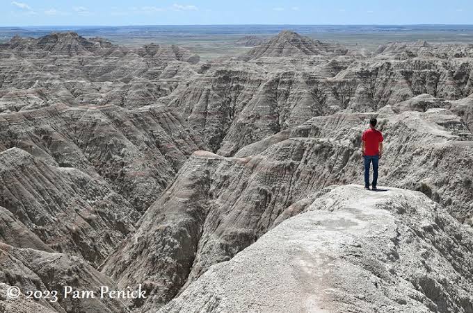 A good day in Badlands National Park - Digging
