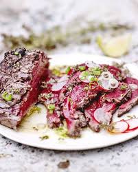 Carpaccio De Bœuf Mi Cuit Huile Dolive Thym Frais Et Citron In 2020 Food Recipes Meat Recipes