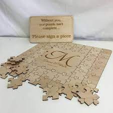 Suitable for any occasion, perfect as table scatter, goodie bag stuffers, birthday favors, wedding centerpieces, diy accessories and party decorations etc. 50 300 Piece Puzzle Guest Book Wedding Guest Book Large Letter Etsy Puzzle Guest Book Puzzle Guest Book Wedding Heart Guest Book