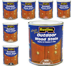 Details About Rustins Quick Dry Outdoor Satin Woodstain 500ml Exterior Wood Various Finishes