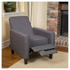 Darvis Fabric Recliner Club Chair Dark Gray Christopher Knight Home Chairs For Small Spaces Club Chairs Living Room Chairs