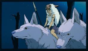 Bigass wolf laughing in moonrunes, burger, kraut, surrender, suomi, spaghetti, communist, etc. Hayao Miyazaki Princess Mononoke Studio Ghibli Anime Spears Wolves San Princess Mononoke Wallpaper 2137x1247 280829 Wallpaperup