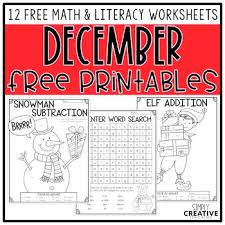 They are able to play games in the nursery like numbers match games and alphabet puzzles and free printable christmas paper.such lots of fun they are able to have and give one other kids. Christmas Worksheets Teachers Pay Teachers