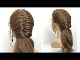 Easy Prom Hairstyle For Long Hair Youtube Womens Hairstyles Hair Styles Hairstyles With Bangs