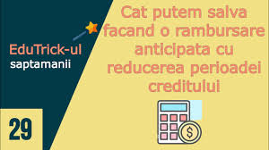 La un credit de 10.000 de lei bonificatie poate sa ajunga la 200 lei, pe cand in alte institutii financiare ar trebui sa achiti o. Calculator Rambursare Anticipata Credit Cat Putem Salva Platind Anticipat Si Reducand Perioada Youtube