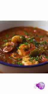 New Orleans Style Shrimp Sausage Gumbo In 2020 Chicken Gumbo Recipes Gumbo Recipe Easy Seafood Gumbo Recipe