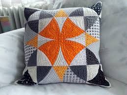 Modern Quilted Pillow Decorative Pillow Contemporary Etsy Quilted Pillow Pillows Patchwork Pillow