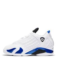 Preschool Jordan Retro 14 White Black Hyper Royal Ps Air Jordan 14 Retro