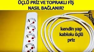Ben 3'lü bir grup priz kullandım. Evde Uclu Priz Ve Toprakli Fis Baglantisi Nasil Yapilir Youtube