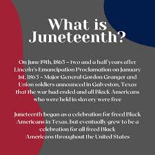 Juneteenth is an important milestone in american culture. Juneteenth 2020