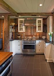 It's amazing what some paint, new handles and a trim can do. Modern Industrial Kitchen Industrial Kitchen Philadelphia By Rost Artisan Design Build Llc Houzz