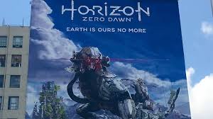 Check spelling or type a new query. E3 2016 Advertising Starts With Big Horizon Zero Dawn Poster Attack Of The Fanboy