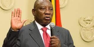 South african president cyril ramaphosa on wednesday 16th september 2020 in a media press briefing while addressing the public on developments in the country's response to the coronavirus pandemic. South Africa Cyril Ramaphosa Wants To Confiscate White Farmers Land