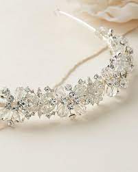 Swarovski Crystal Bridal Headband Silver Rhinestone Bridal Etsy In 2021 Swarovski Crystal Headbands Rhinestone Bridal Headband Silver Headband