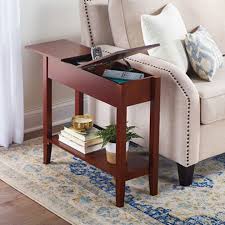 An End Table With A Secret Compartment Sure To Free Up Some Much Needed Coffee Table Space For Your Impressive Instagram Dog Book Collection In 2020 Hidden Storage Side Table Cheap