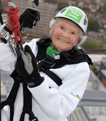 Doris Long becomes world's oldest abseiler after Spinnaker Tower descent