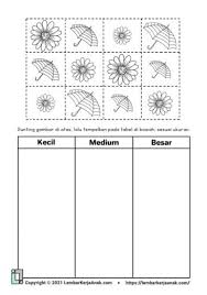 Maybe you would like to learn more about one of these? Lembar Kerja Anak Tk Paud Kognitif Mengenal Ukuran Besar Kecil