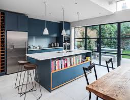 30 beautiful blue kitchens to brighten