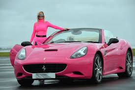 Ferrari will never make a pink car, and those who choose to paint their ferrari rose, blush, or salmon might find themselves faced with a cease and desist order from ferrari. The Woman Driving A Pink Ferrari Around The Streets Of Cardiff Wales Online