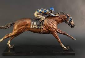 Pin By David Ferro On My Secretariat Secretariat Horse Horse Sculpture Thoroughbred Horse Racing