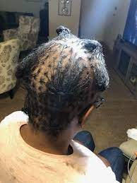 Installation Day 5 Fine Low Density 4c Hair Hairstyles For Thin Hair Thin Fine Hair Sisterlocks