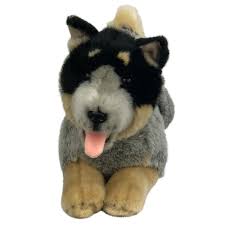Cattle Dog Blue Heeler Stuffed Dog Plush Toy Rusty Medium Bocchetta Plush Toys Dog Stuffed Animal Blue Heeler Plush Animals