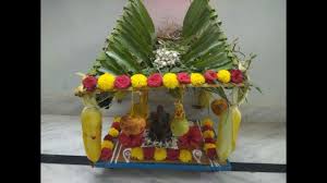 Vinayaka Chavithi Pooja Decoration Ganesha Palavelli Alankarana Thali Decoration Ideas Decor Ganesha