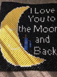 I Love You To The Moon And Back Baby Blanket Crochet Pattern By Kim L In 2021 Baby Blanket Crochet Pattern Crochet Blanket Patterns C2c Crochet