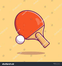 Blue table tennis racket table tennis tournament poster. Table Tennis Vector Icon Illustration Racket Ball And Ping Pong Sport Icon Concept White Isolated Flat C Vector Icons Illustration Table Tennis Vector Icons