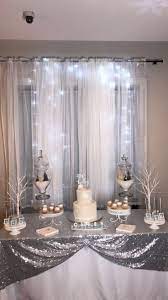 Maybe you would like to learn more about one of these? 50 Elegant White Winter Wonderland Themed Decoration Ideas Decorati Winter Baby Shower Themes Winter Wonderland Baby Shower Winter Wonderland Birthday Party