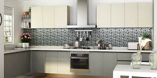 modern melamine kitchen cabinet in