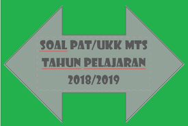 Soal uts kelas 7 semester 1 dan kunci jawaban semua mapel. Gudang Soal Soal Pat Ukk Mts Kelas 8 Tahun Pelajaran 2018 2019