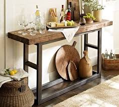 Griffin Console Table Pottery Barn Love The Design But Not The Price Reclaimed Wood Console Table Diy Console Table Diy Console