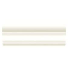 This glossy chair rail will finish kitchen or bathroom walls with style and finesse. Linea Gloss Ice White Ceramic Chair Rail Tile Common 2 In X 6 In Actual 2 In X 6 In Chair Rail Olean White Ceramics