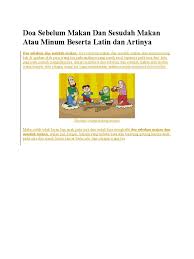 Check spelling or type a new query. Doa Sebelum Makan Dan Sesudah Makan Atau Minum Beserta Latin Dan Artinya Docx