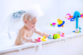 And in the bath, every time she sees something. How To Take A Bath Or Shower With Your Baby Epic Guide Piece Of Cake Parenting