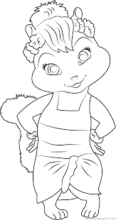 Alvin and the chipmunks coloring pages cartoon character coloring pages for kids this is a great collection of alvin and the chipmunks coloring pages. Jeanette Coloring Page For Kids Free Alvin And The Chipmunks Printable Coloring Pages Online For Kids Coloringpages101 Com Coloring Pages For Kids