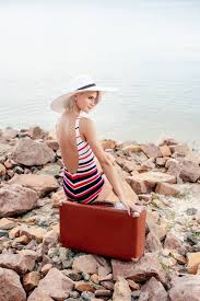 We did not find results for: Attractive Girl In Vintage Swimsuit Sitting On Travel Bag On Rocky Beach Free Stock Photo And Image