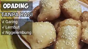 Resep Membuat Odading Empuk Tanpa Ragi Garing Lembut Menggembung Youtube