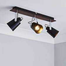 Johan 3 Light Black Spotlight Bar Light Fittings Light Spotlight