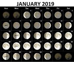 january 2019 moon phases calendar moon phase calendar new