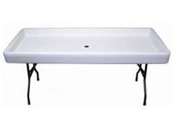 Fill N Chill Party Table It S The Perfect Combination Of Display Table And Ice Tray To Keep The Summer Salads Cool Idee