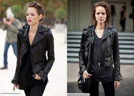 Freja Beha Balenciaga Biker Jacket Black Biker Jacket Jackets Balenciaga Leather Jacket